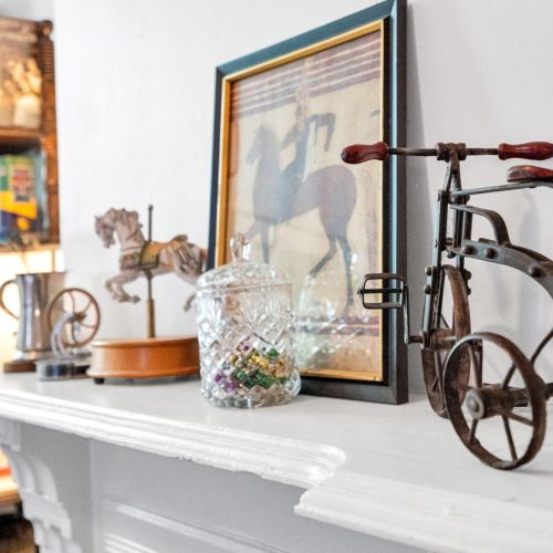 Curated décor w/ a touch of whimsy around every turn.